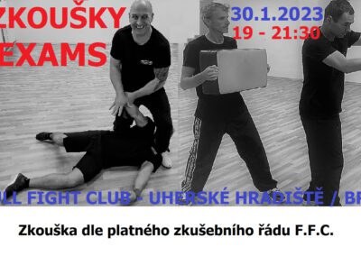 Krav Maga Exams - zkoušky - Uherské Hradiště - leden 2023